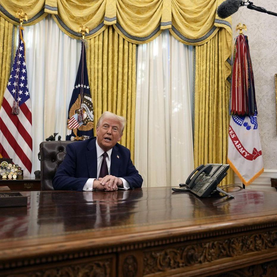 President Trump sounds the same. His White House - so far - couldn't be more different